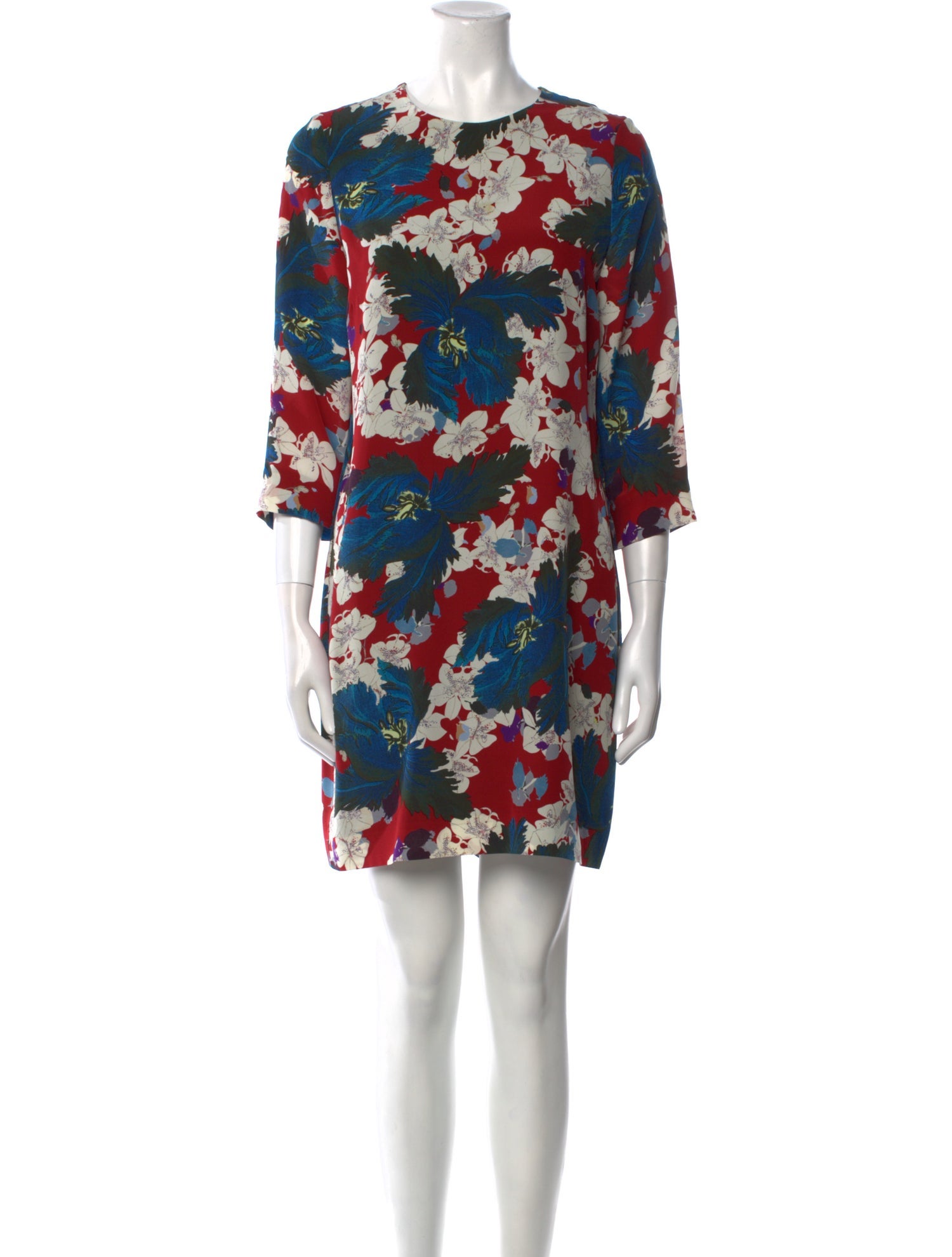 Erdem Floral Print Mini Dress