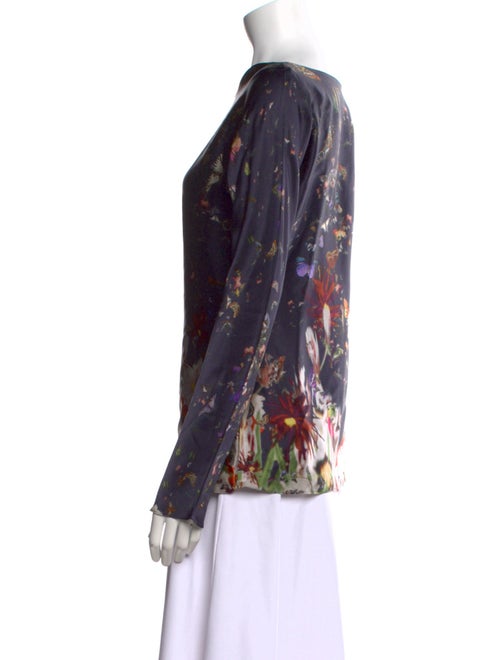 Erdem Silk Floral Print Blouse