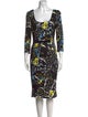 Erdem Printed Midi Length Dress