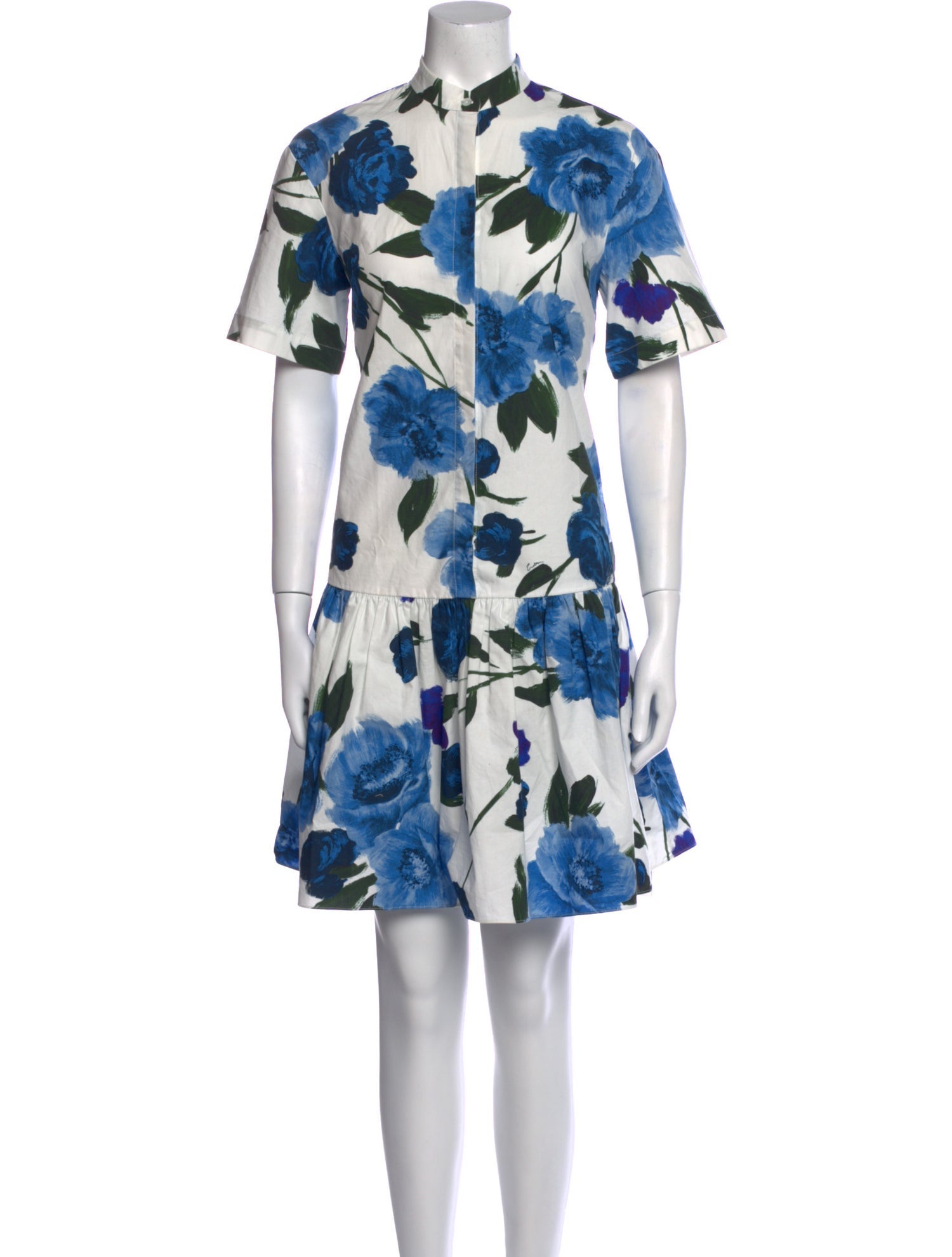 Erdem Floral Print Mini Dress
