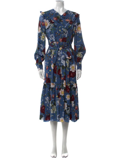 Erdem Silk Midi Length Dress