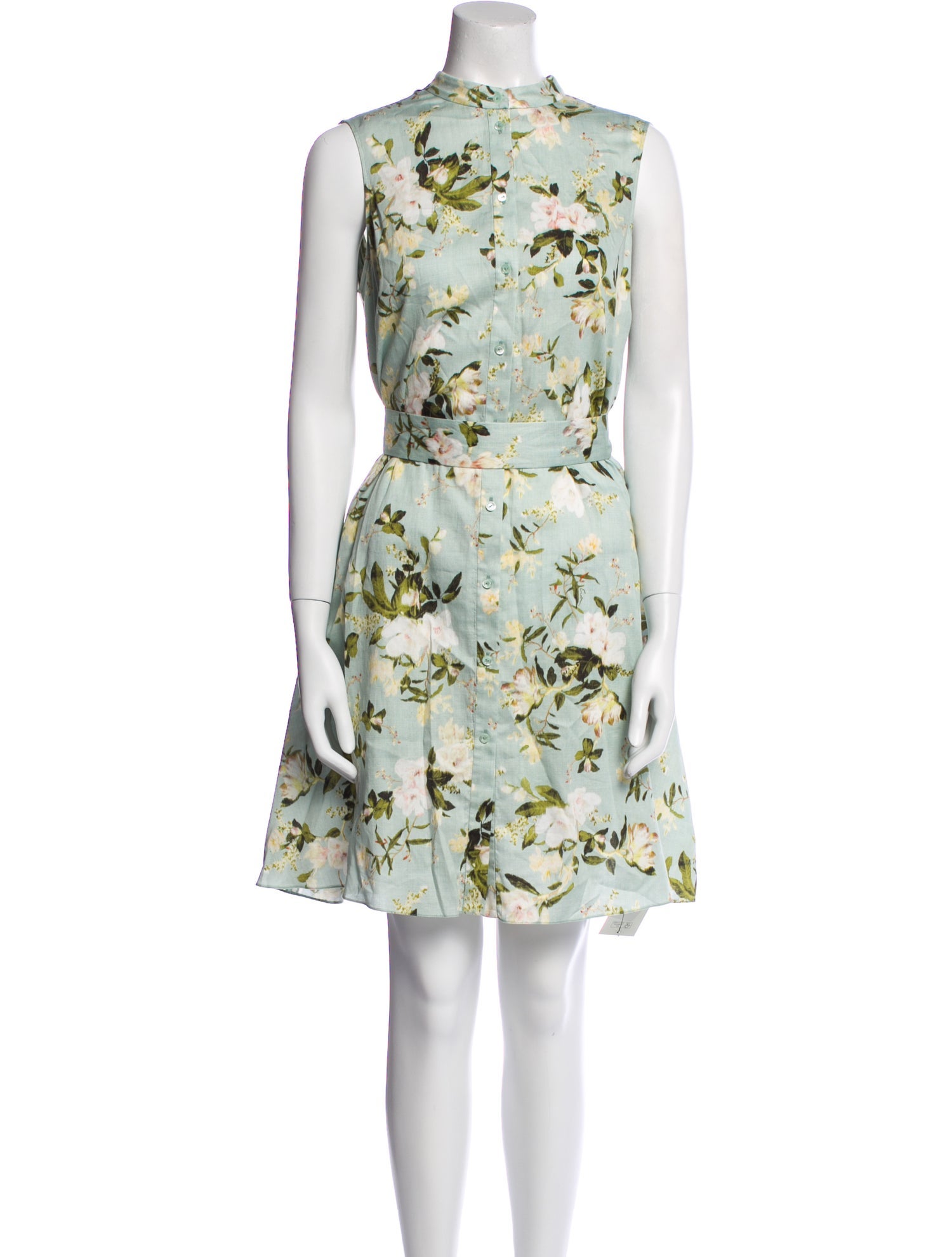 Erdem Floral Print Mini Dress