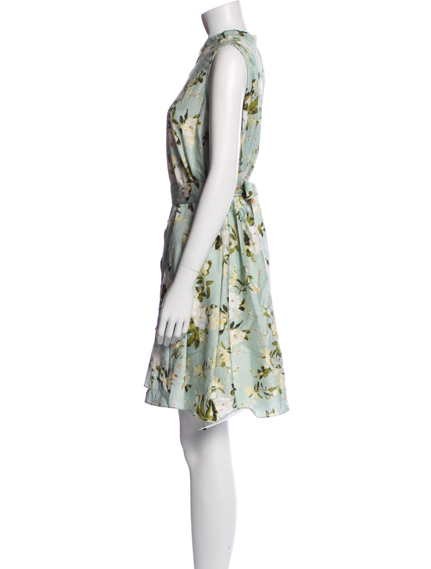 Erdem Floral Print Mini Dress