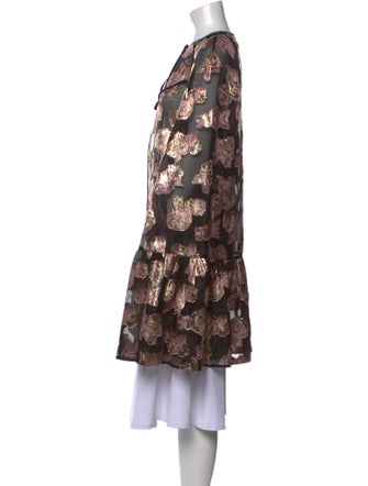 Erdem Floral Print Crew Neck Tunic