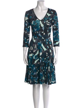 Erdem Printed Knee-Length Dress