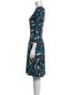 Erdem Printed Knee-Length Dress