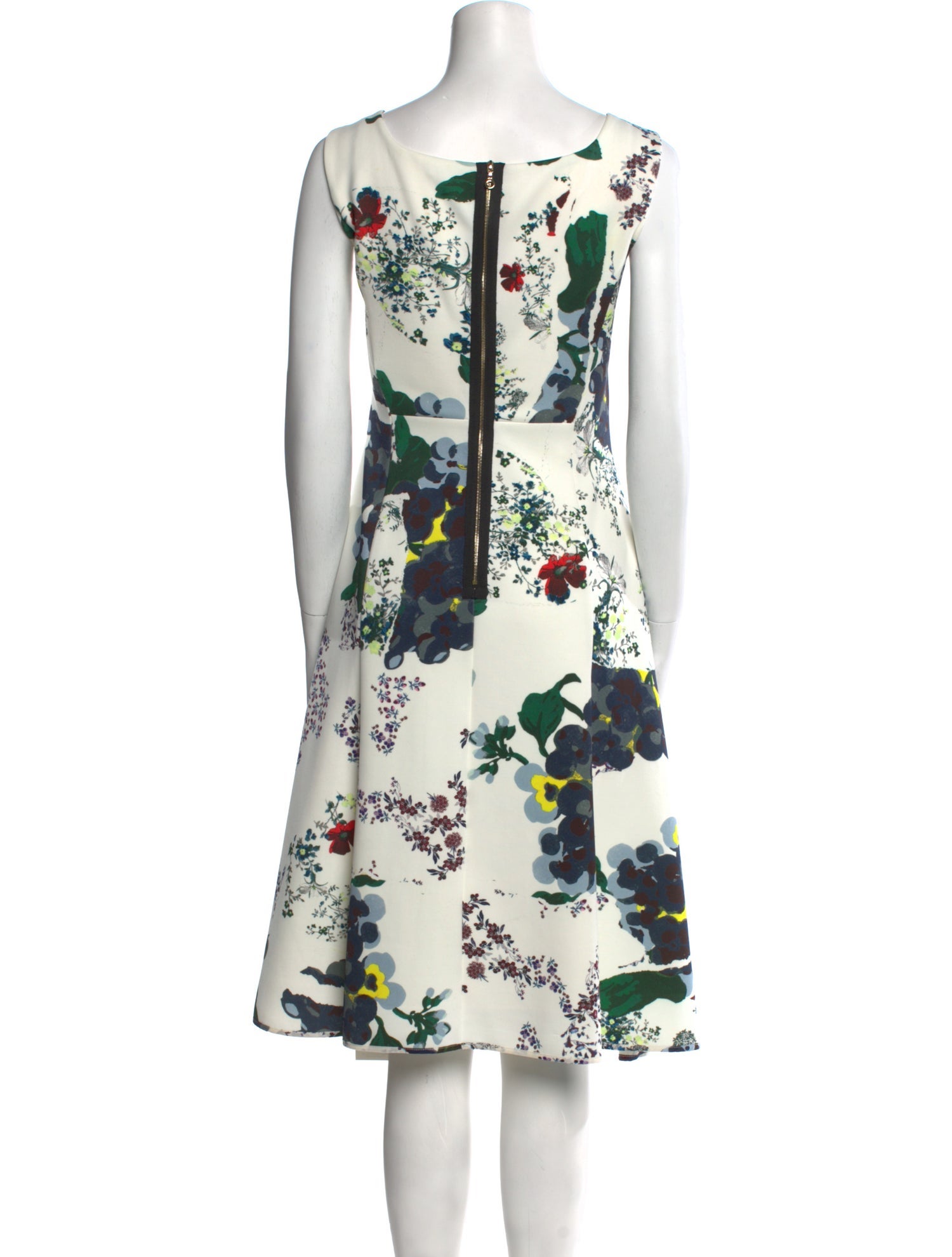 Erdem Floral Print Midi Length Dress