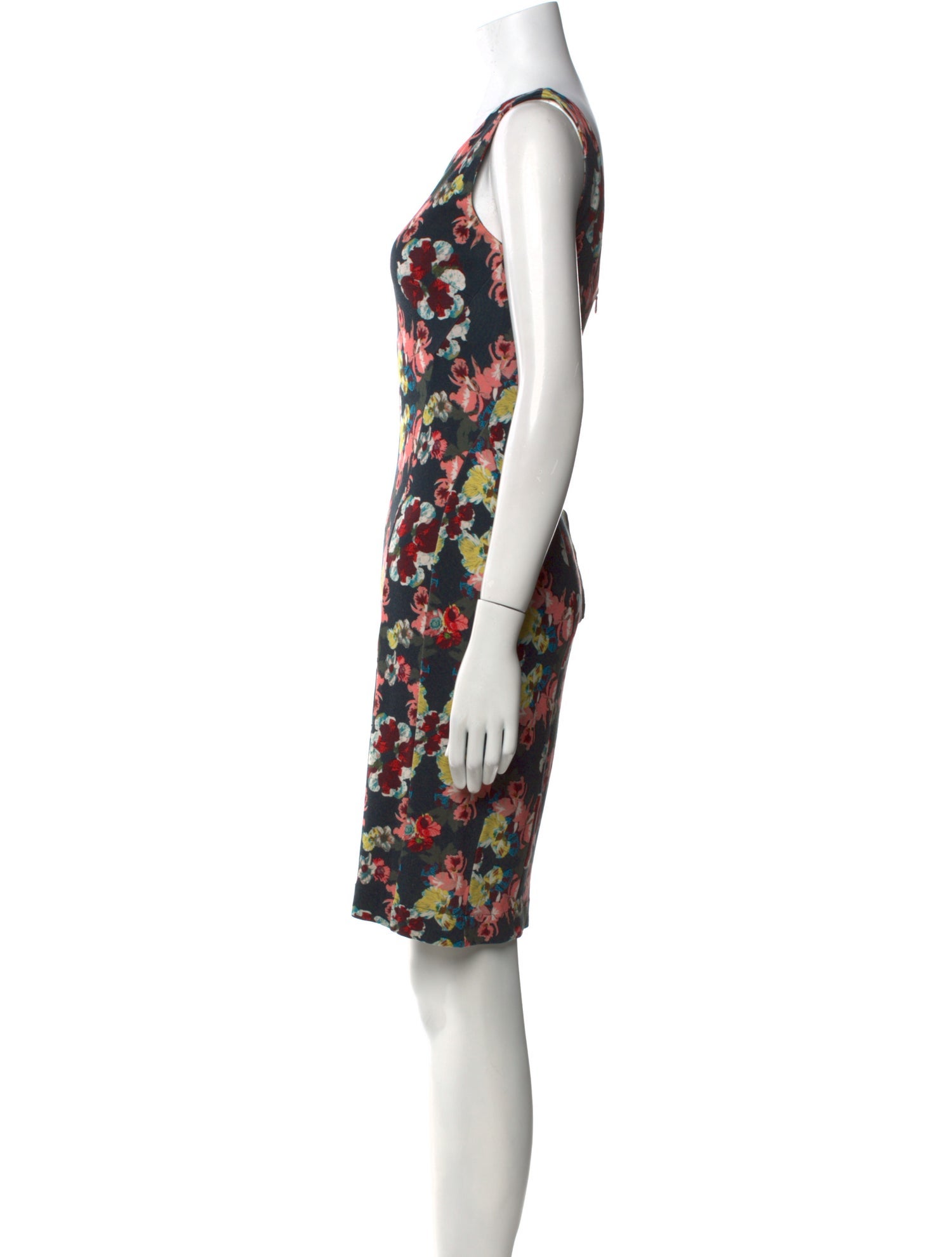 Erdem Floral Print Mini Dress