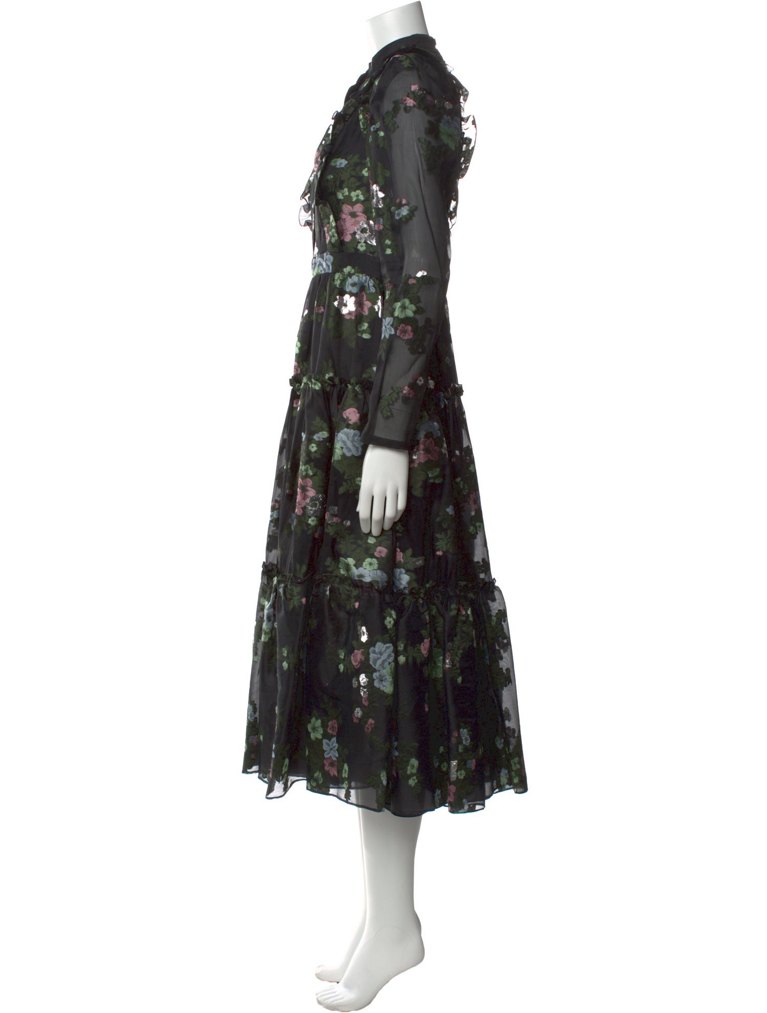 Erdem Silk Long Dress