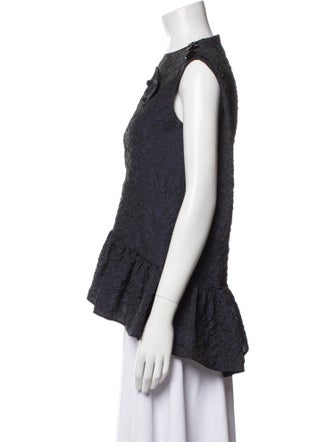 Erdem Crew Neck Sleeveless Top