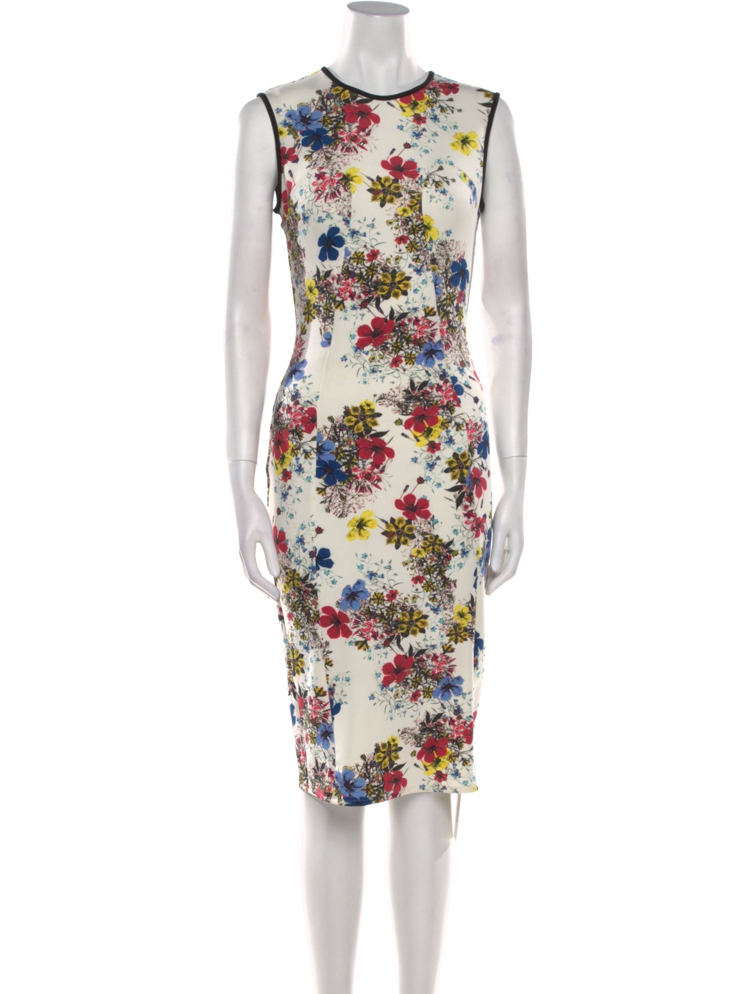 Erdem Floral Print Midi Length Dress