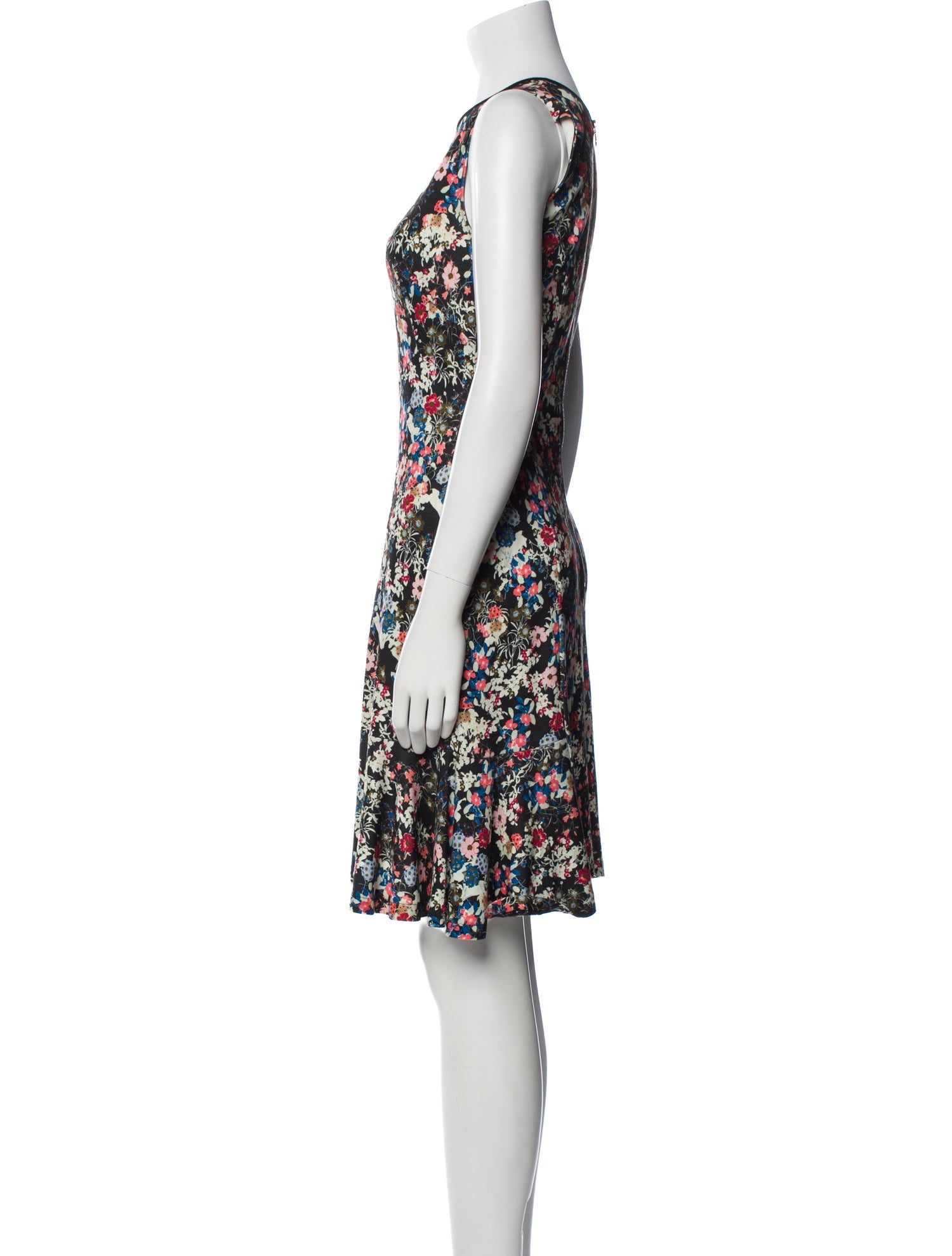 Erdem Floral Print Knee-Length Dress