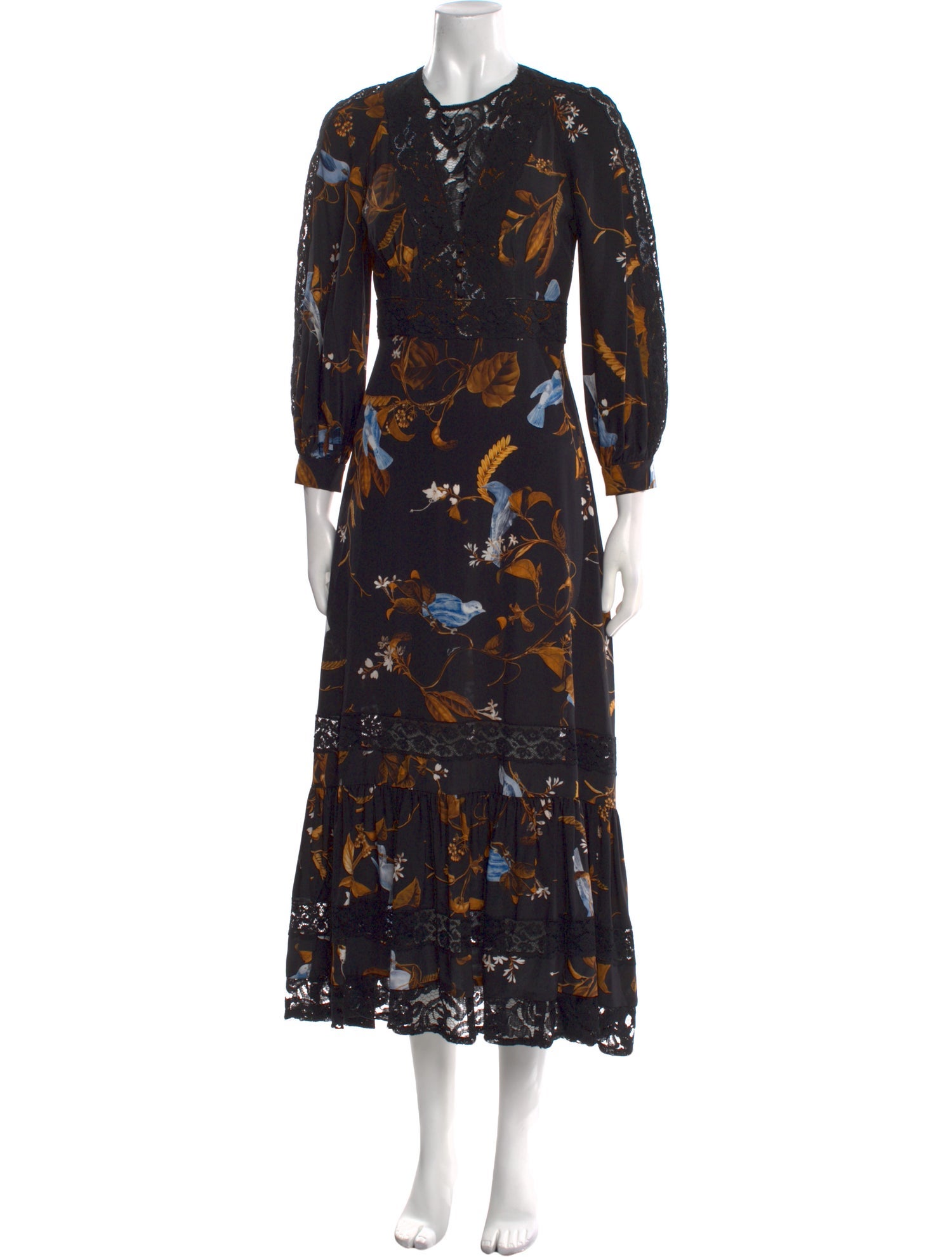Erdem Silk Long Dress