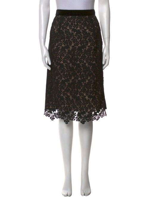 Erdem Lace Pattern Knee-Length Skirt