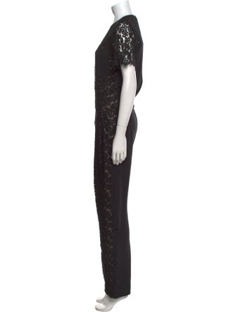 Erdem Silk Lace Pattern Jumpsuit