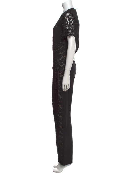 Erdem Silk Lace Pattern Jumpsuit