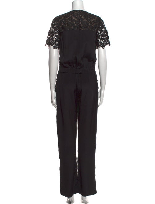 Erdem Silk Lace Pattern Jumpsuit
