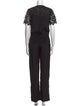 Erdem Silk Lace Pattern Jumpsuit