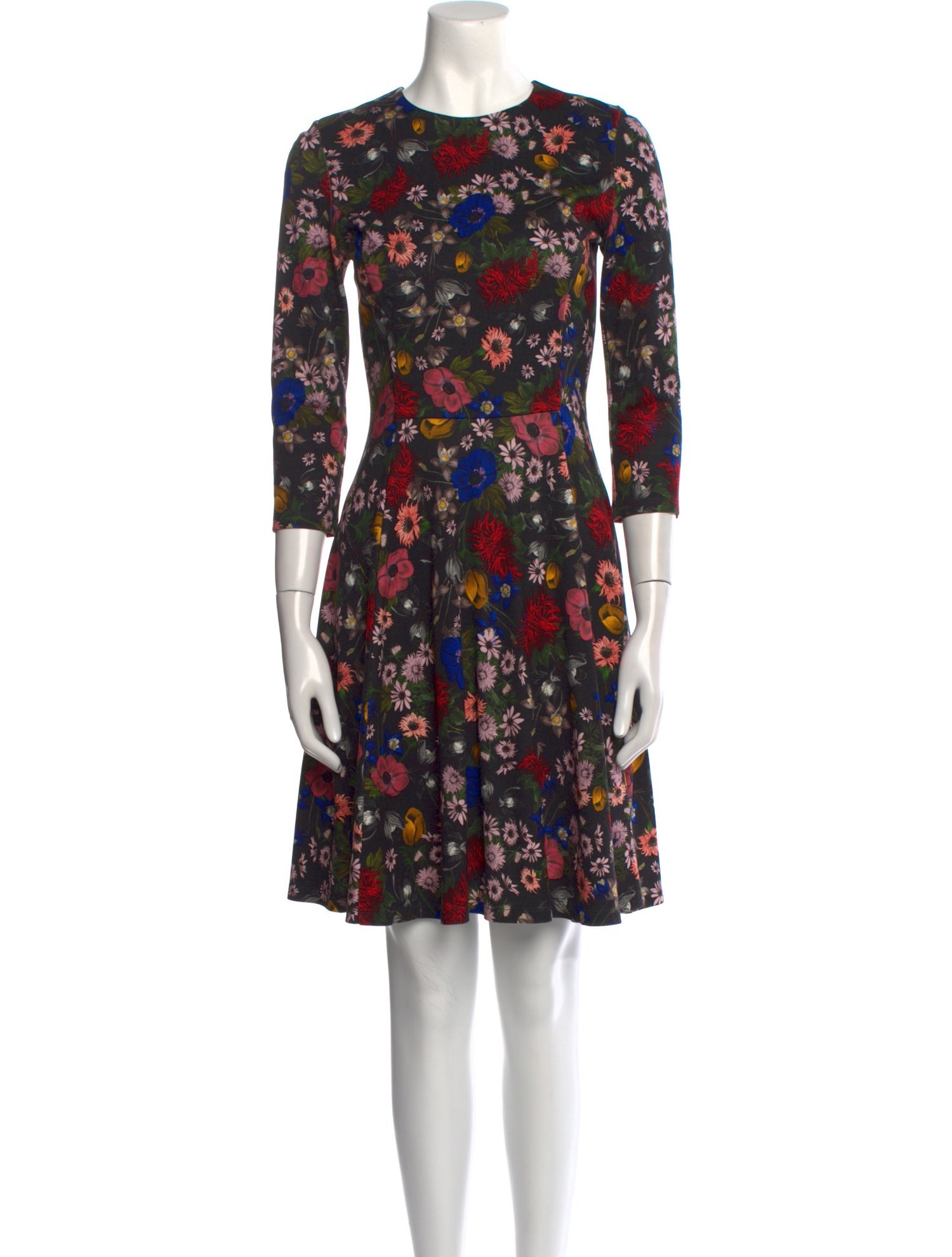 Erdem Floral Print Mini Dress