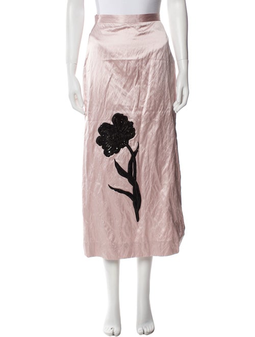 Erdem Graphic Print Midi Length Skirt