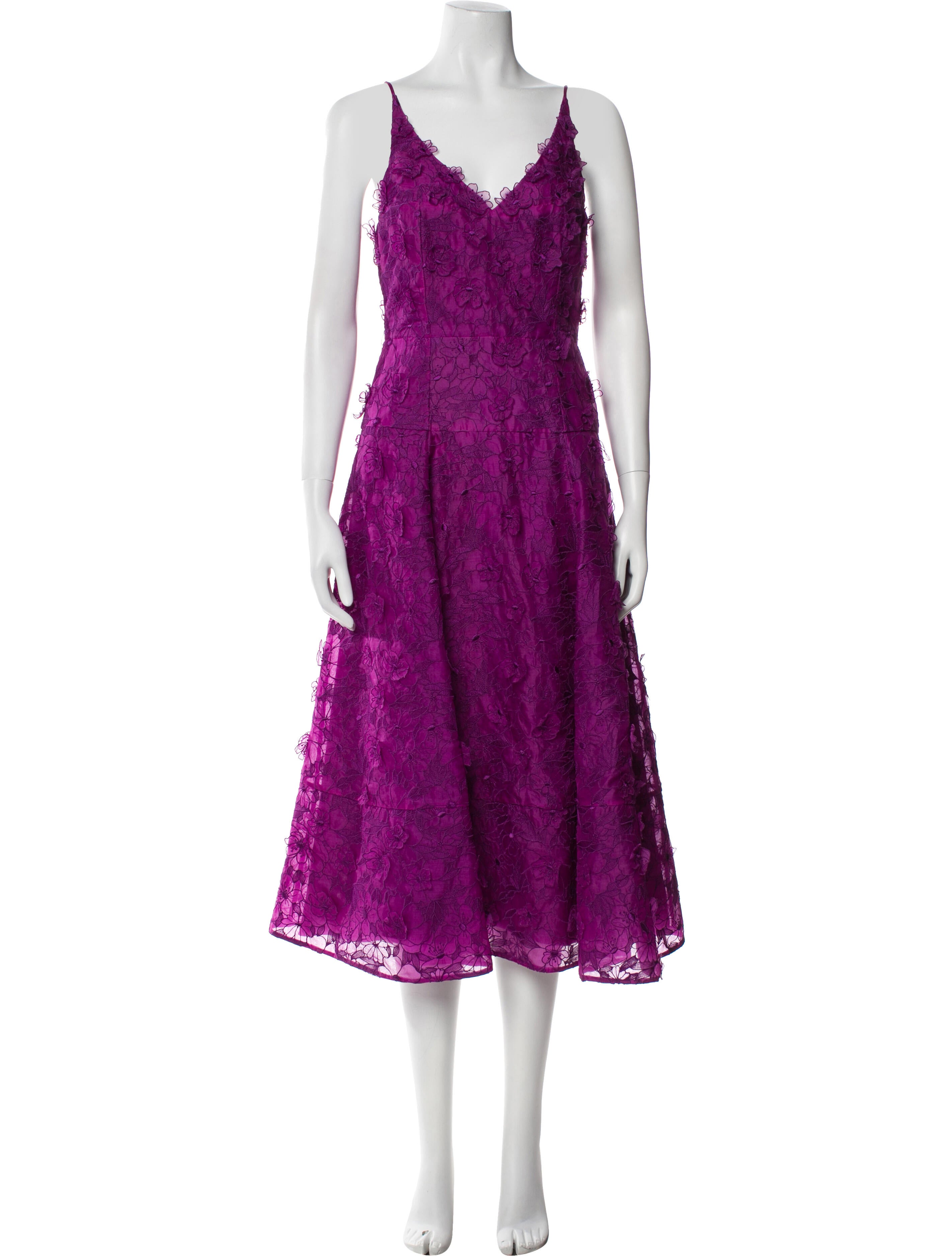 Erdem Silk Midi Length Dress