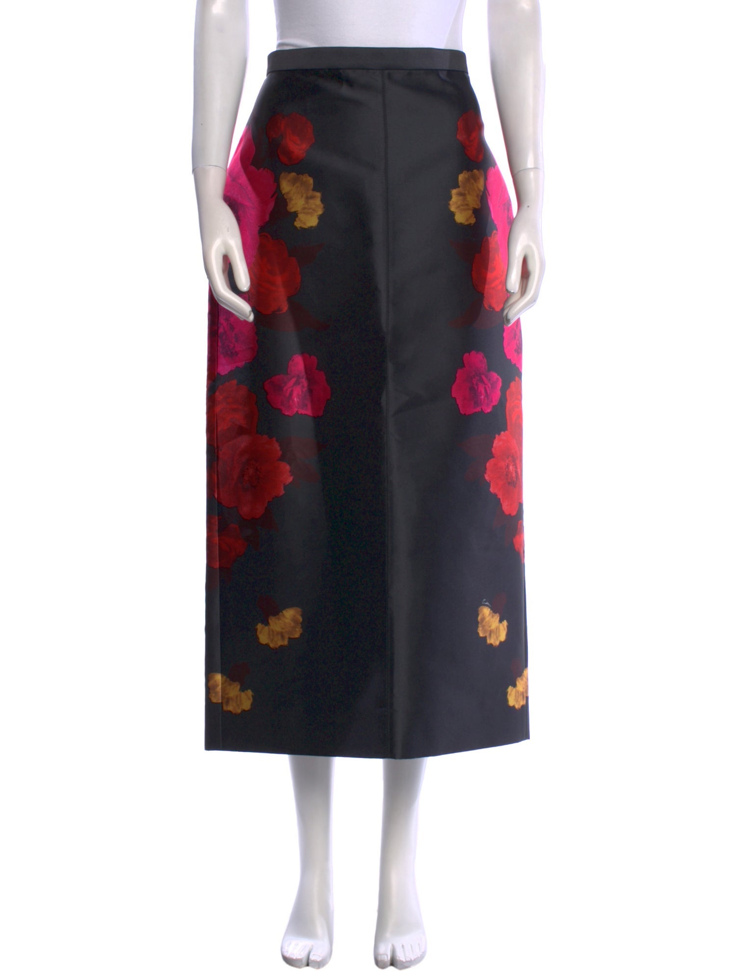 Erdem Floral Print Midi Length Skirt