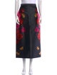 Erdem Floral Print Midi Length Skirt