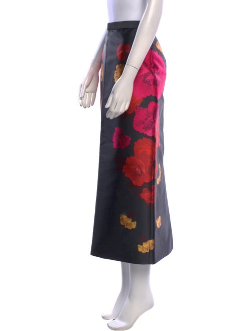 Erdem Floral Print Midi Length Skirt