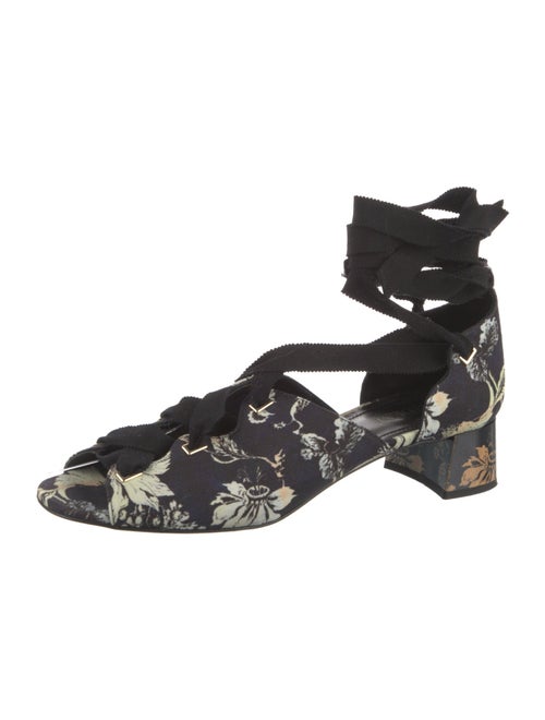 Erdem Printed Gladiator Sandals