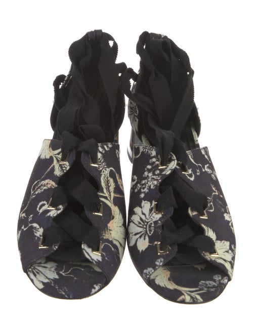 Erdem Printed Gladiator Sandals
