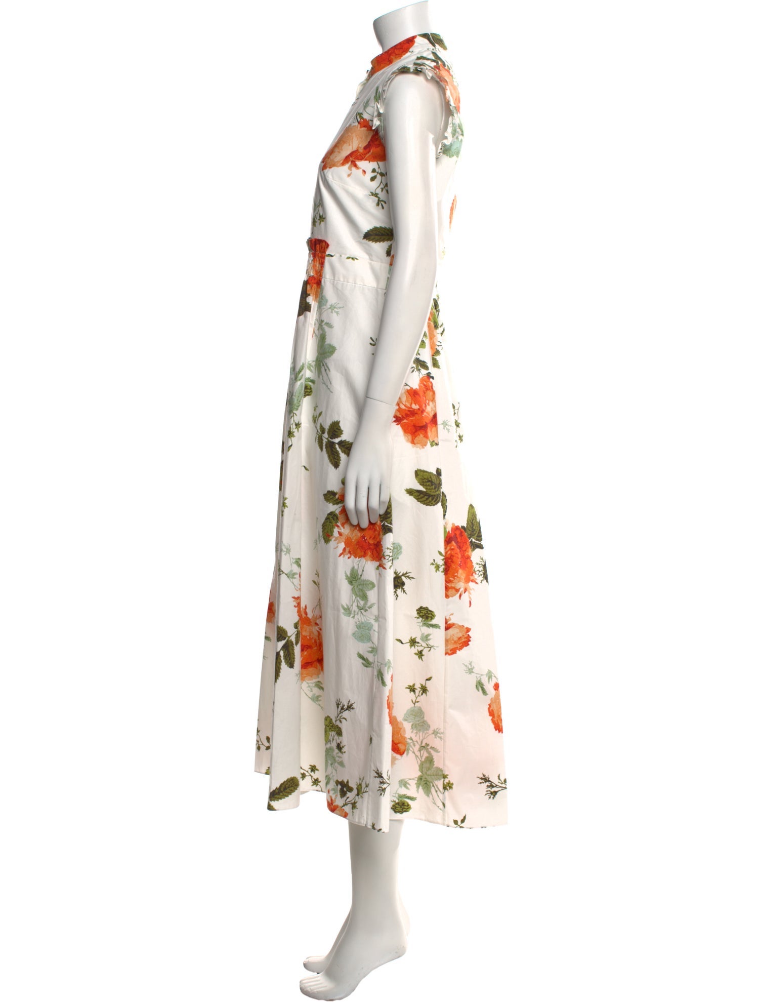 Erdem Floral Print Long Dress w/ Tags