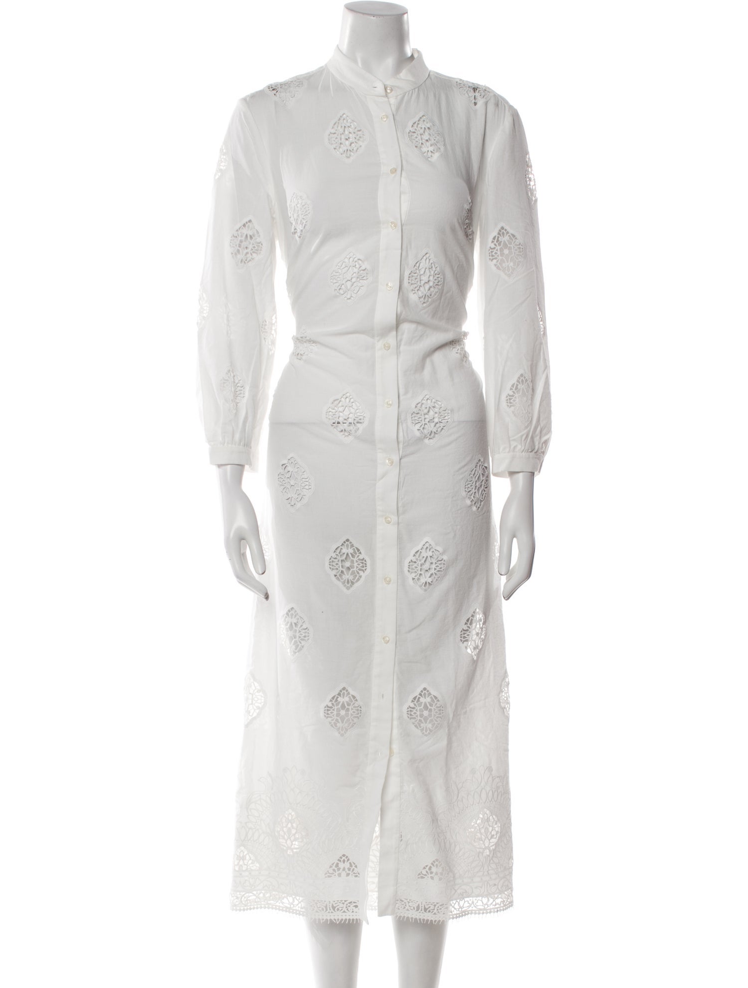 Erdem Lace Pattern Long Dress