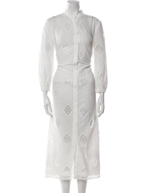 Erdem Lace Pattern Long Dress