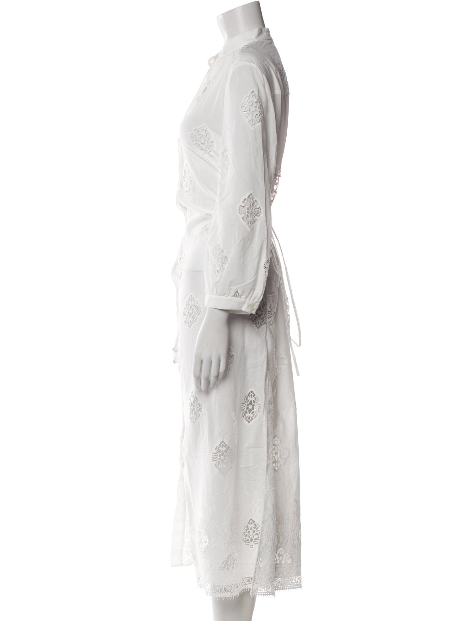 Erdem Lace Pattern Long Dress