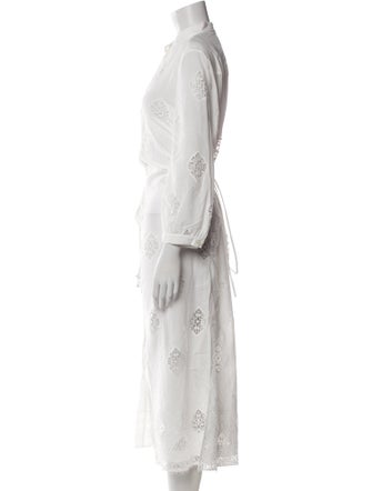 Erdem Lace Pattern Long Dress