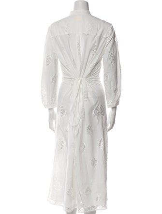 Erdem Lace Pattern Long Dress