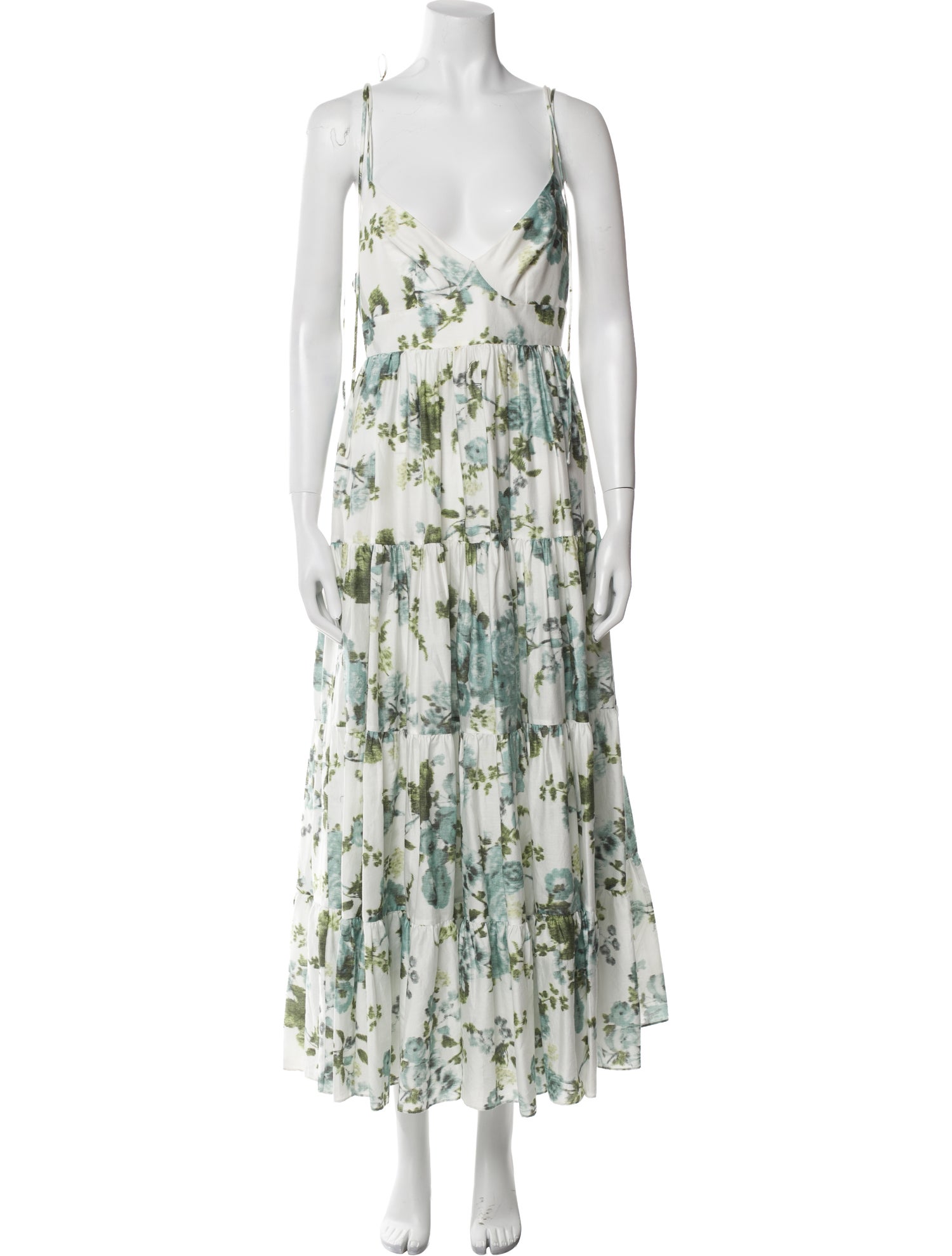 Erdem Floral Print Midi Length Dress