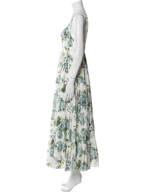 Erdem Floral Print Midi Length Dress