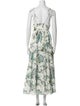 Erdem Floral Print Midi Length Dress