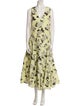 Erdem Floral Print Long Dress