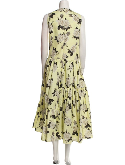 Erdem Floral Print Long Dress