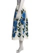 Erdem Printed Midi Length Skirt