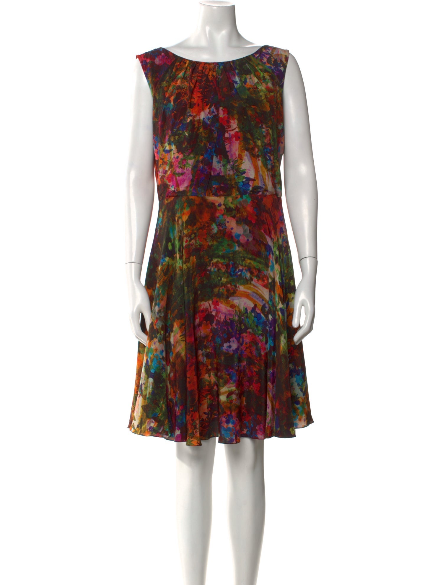 Erdem Printed Knee-Length Dress