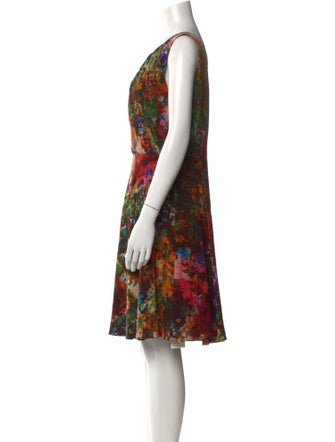 Erdem Printed Knee-Length Dress