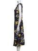 Erdem Floral Print Midi Length Dress