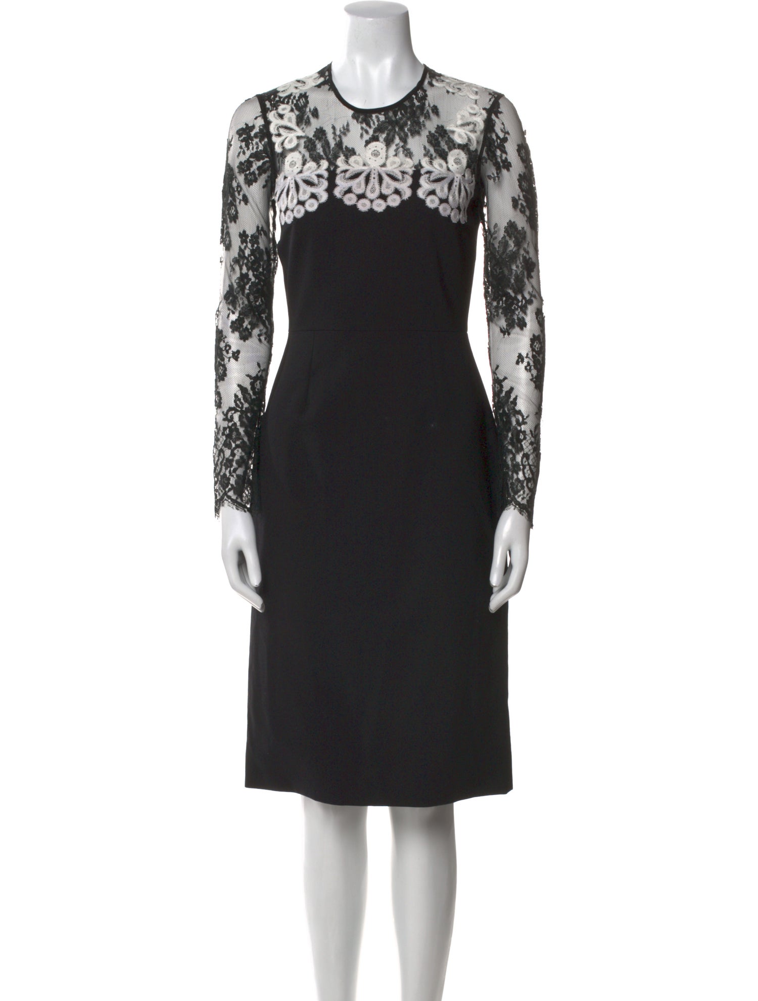 Erdem Lace Pattern Long Dress