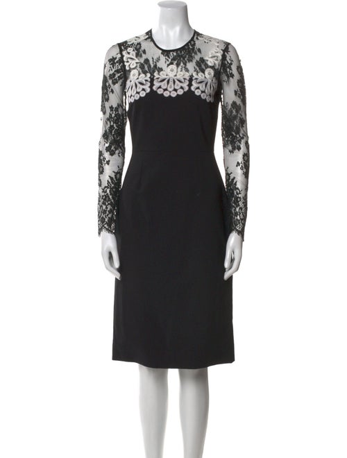 Erdem Lace Pattern Long Dress