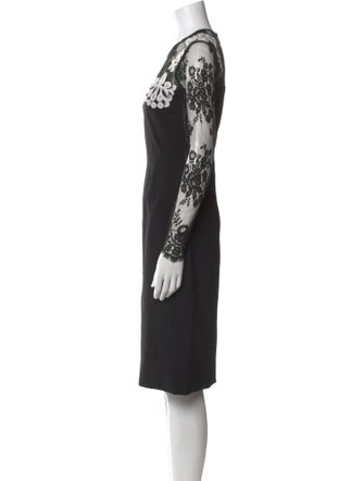 Erdem Lace Pattern Long Dress