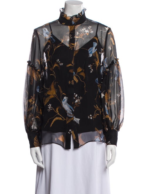 Erdem Silk Printed Blouse