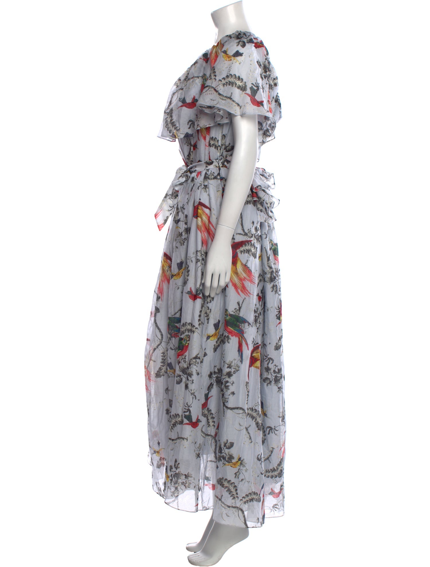 Erdem Floral Print Long Dress